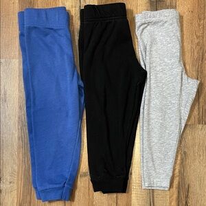Kids' Blue, Black sweatpants and Gray Leggings